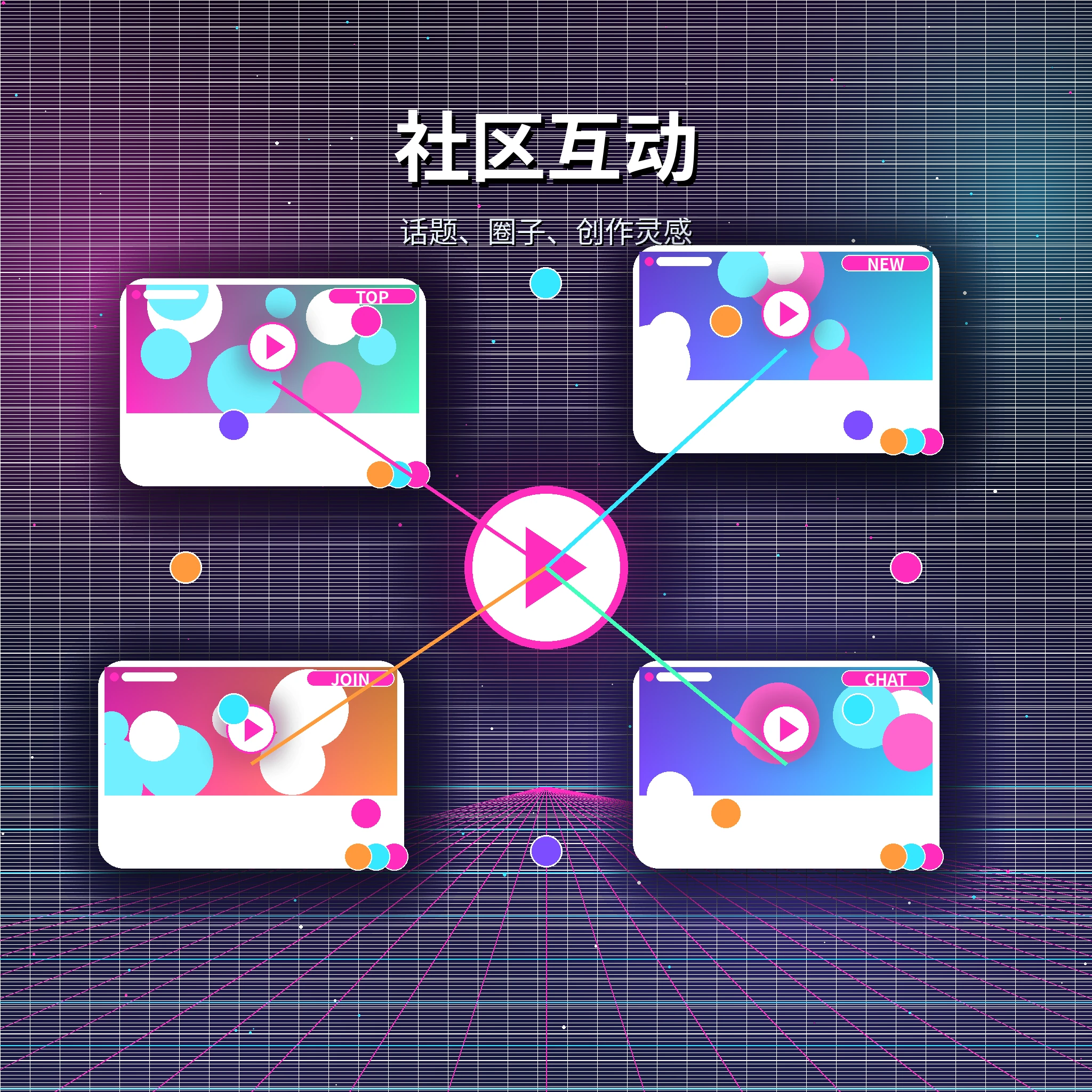 社区互动相关图片